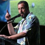 Collage of Adam Sandler through the years showcasing key moments from Happy Gilmore to his Netflix era, reflecting the legacy of Adam Sandler.