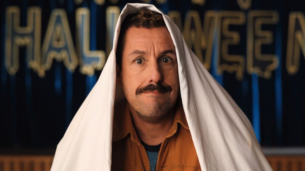Adam Sandler in Netflix films, showcasing his transition from comedy to serious roles in movies like Hustle and The Ridiculous 6.