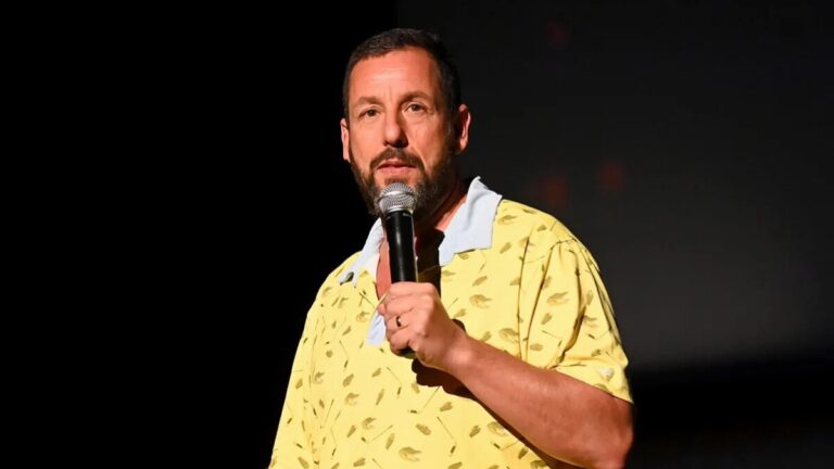 Adam Sandler in his second act, symbolizing his transition from comedy films to streaming success.