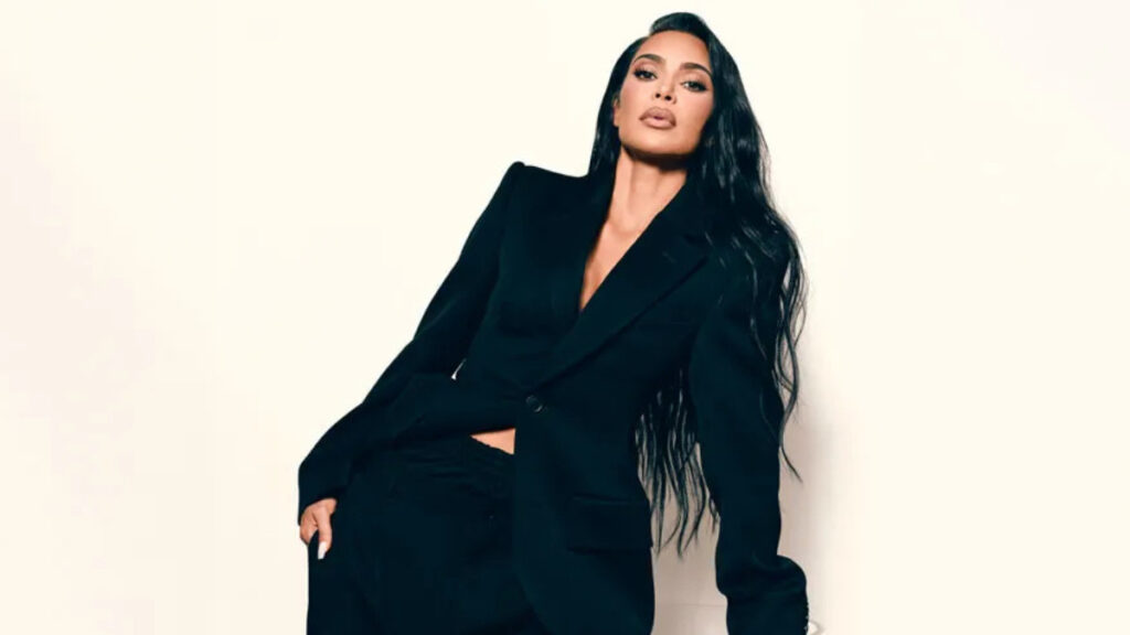 Kim Kardashian Fashion Future concept featuring digital couture, virtual wardrobe technology, and metaverse-inspired style innovations.
