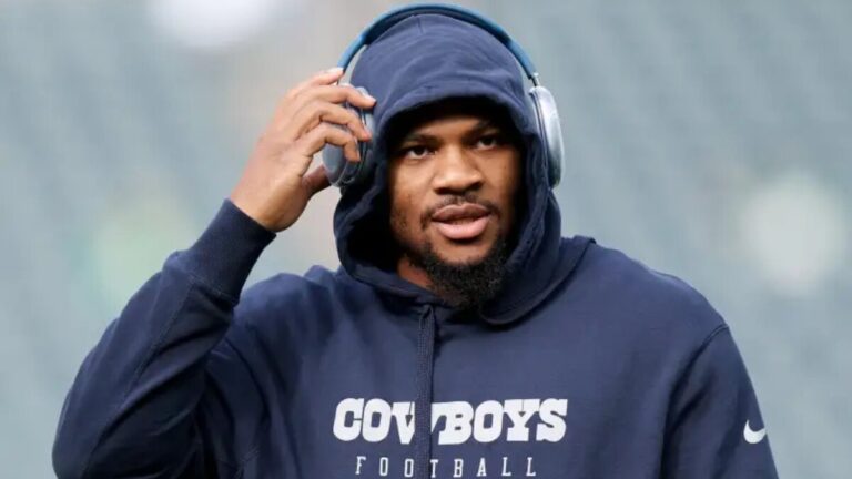 Micah Parsons building his personal brand through early morning solo training session, focused on discipline and consistency.