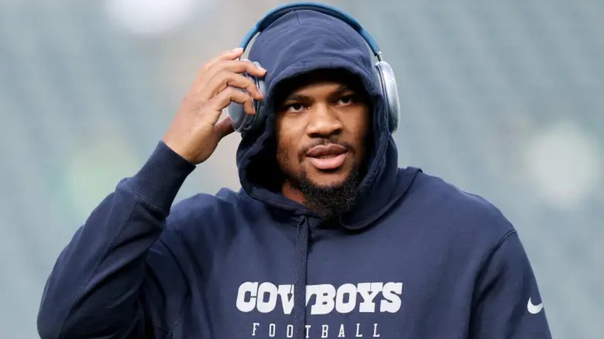 Micah Parsons building his personal brand through early morning solo training session, focused on discipline and consistency.