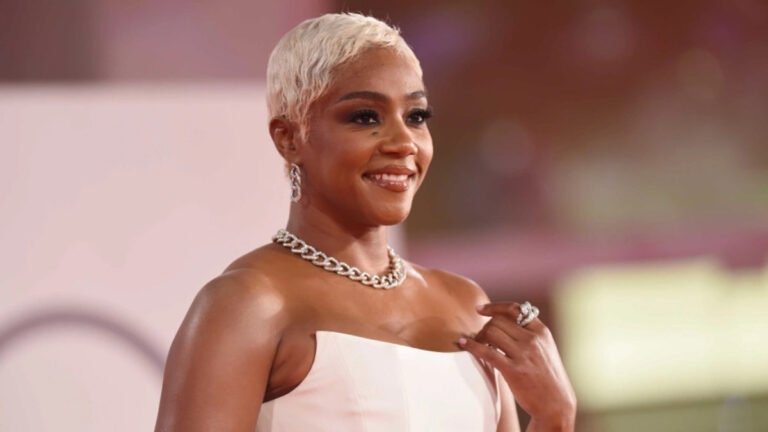 Tiffany Haddish at a red carpet event, symbolizing her rise in net worth and Hollywood success