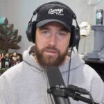 Travis Kelce Podcast with Jason Kelce on New Heights, discussing football, culture, and media success