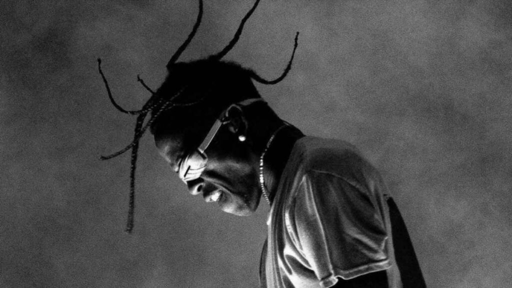 Travis Scott brand collaborations with McDonald’s, Nike, and Dior highlighting business impact metrics.