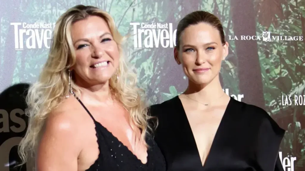 Bar Refaeli with her mother Tzipi Levine Refaeli, former Israeli model, at a family event
