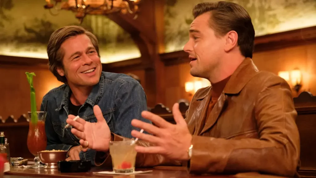Brad Pitt and Leonardo DiCaprio acted together in Once Upon a Time in Hollywood red carpet appearance at Cannes 2019