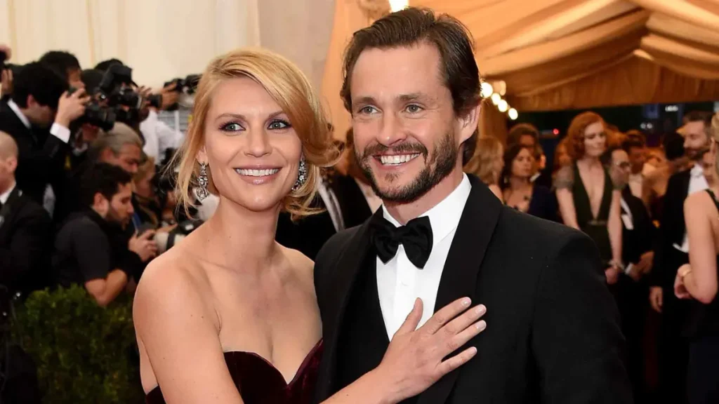 Claire Danes and Hugh Dancy at a red carpet event, showcasing their elegant and private relationship amidst Hollywood's spotlight.