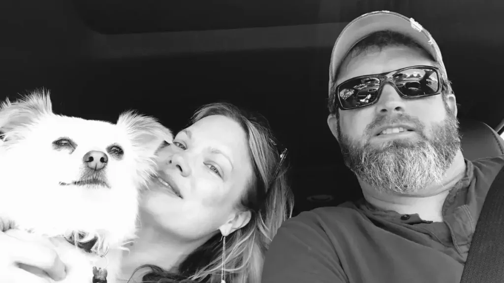 Kristen Zang and Mattias together in Oregon – lifestyle photo highlighting their marriage and low-key life