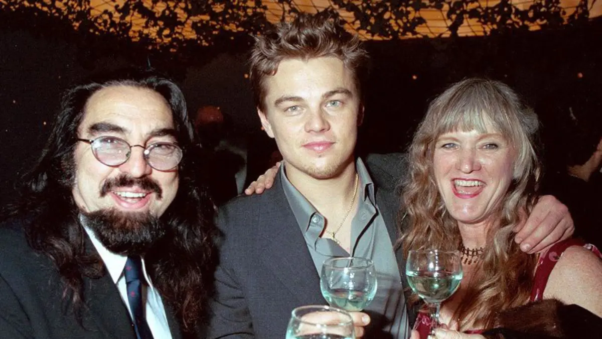 Leonardo DiCaprio parents George DiCaprio and Irmelin Indenbirken together at an event