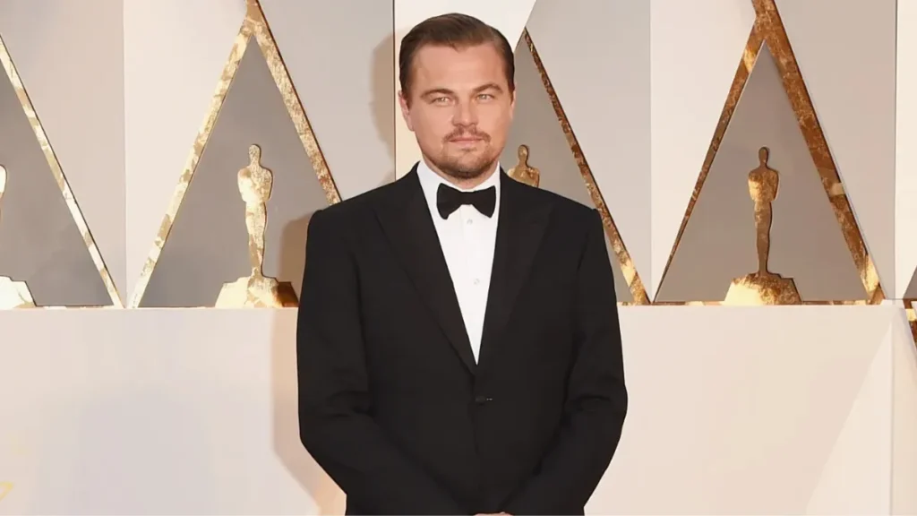 Leonardo DiCaprio Red Carpet appearance at Hollywood film premiere, showcasing his classic style and celebrity presence