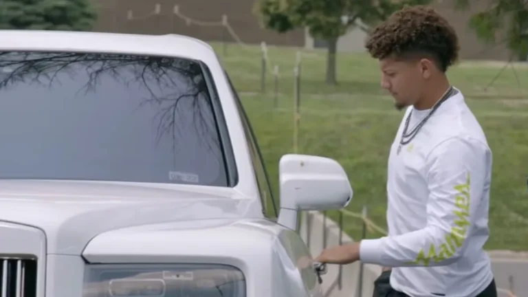 Patrick Mahomes Rolls Royce showcasing his luxury car collection and celebrity lifestyle