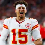Patrick Mahomes Net Worth breakdown in 2025 showing NFL contract earnings and endorsement income.
