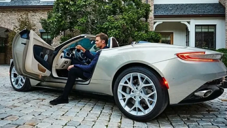 Tom Brady cars collection featuring Bugatti Veyron, Aston Martin, Rolls-Royce, and Cadillac Escalade