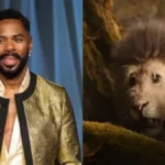 Cowardly Lion character poster for ‘Wicked: For Good,’ voiced by Colman Domingo