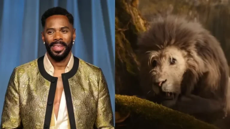 Cowardly Lion character poster for ‘Wicked: For Good,’ voiced by Colman Domingo