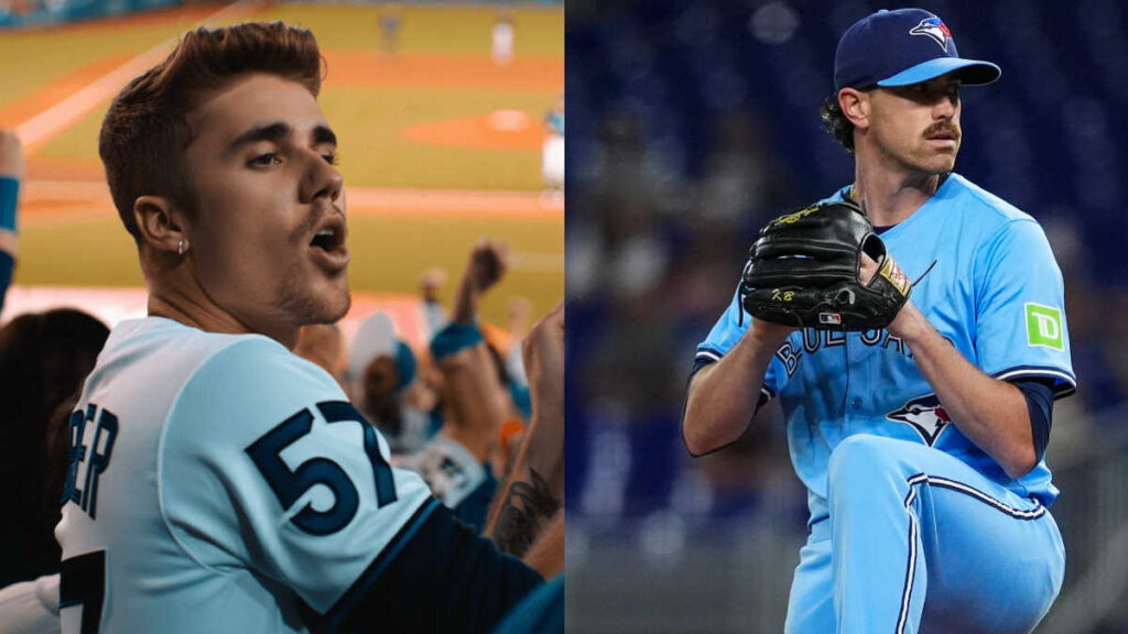 Justin Bieber and Shane Bieber