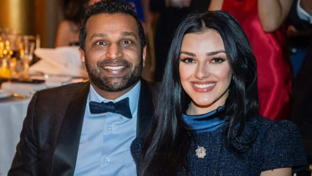 Kash Patel and Alexis Wilkins