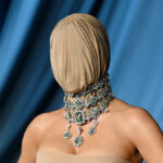 Kim Kardashian arrives masked at the Academy Museum Gala 2025