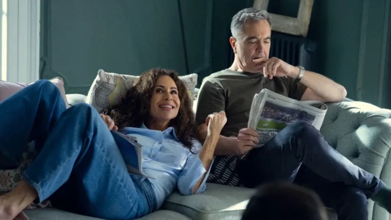 James Nesbitt looking worried in Netflix thriller Run Away